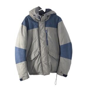 Ciaopanic‎ Mens Hooded Insulated Winter Jacket Olive Green Navy Blue Size L